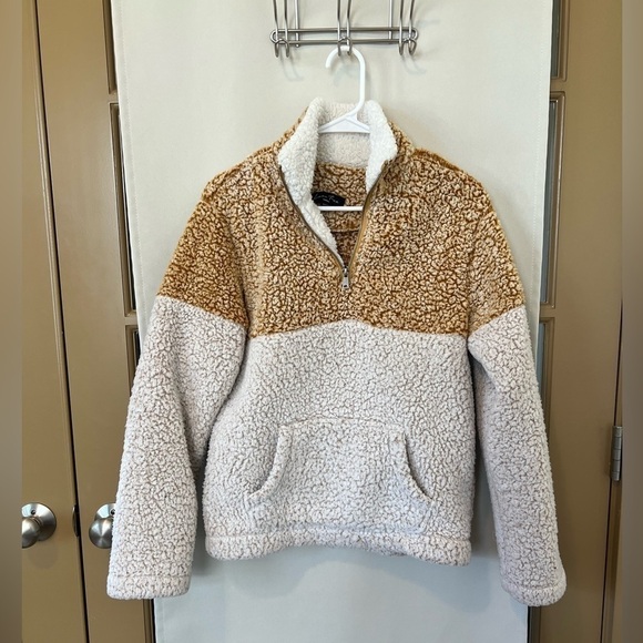 Love Tree Tops - Love Tree Quarter Zip Sherpa Fleece Pullover